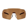 sunglasses FORCE ELECTRA white, brown mirr. lens
