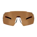 sunglasses FORCE ELECTRA white, brown mirr. lens