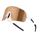 sunglasses FORCE ELECTRA white, brown mirr. lens