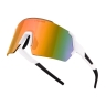 sunglasses FORCE ELECTRA white, red revo lens