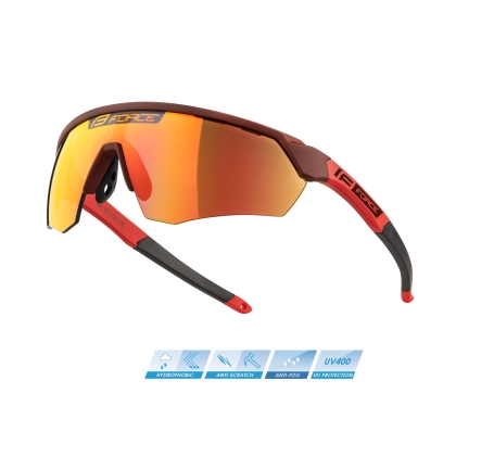 sunglasses FORCE ENIGMA red, red lens