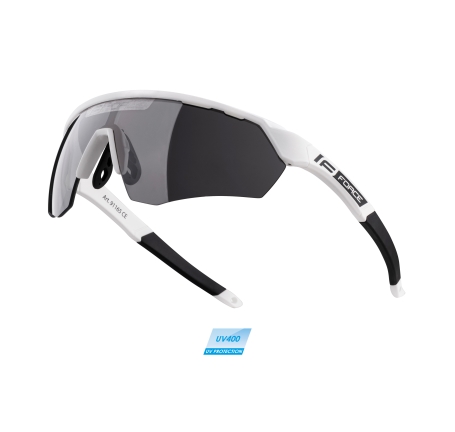 sunglasses FORCE ENIGMA white matt.,black lens