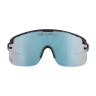 sunglasses FORCE EPIC, black, blue mirror lens