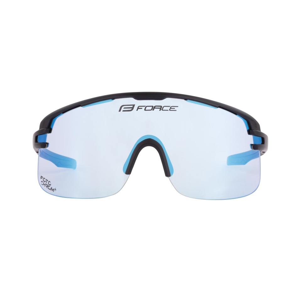 sunglasses FORCE EPIC,black,blue photochromic lens