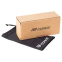 sunglasses FORCE EPIC,black, yellow mirror lens