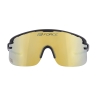 sunglasses FORCE EPIC,black, yellow mirror lens
