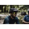sunglasses FORCE EPIC,black, yellow mirror lens