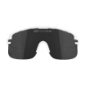 sunglasses FORCE EPIC,white, black mirror lens
