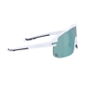 sunglasses FORCE EPIC,white, blue mirror lens