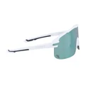 sunglasses FORCE EPIC,white, blue mirror lens