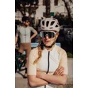 sunglasses FORCE EPIC,white, blue mirror lens
