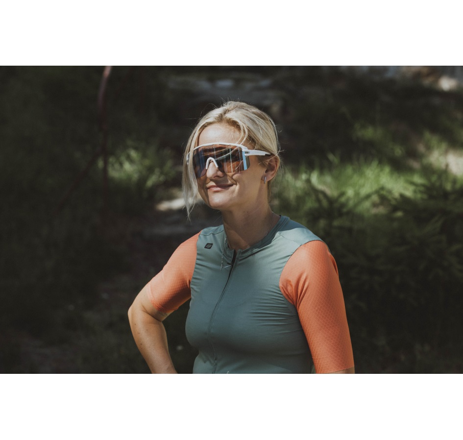 sunglasses FORCE EPIC,white,blue photochromic lens