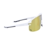 sunglasses FORCE EPIC,white, yellow mirror lens