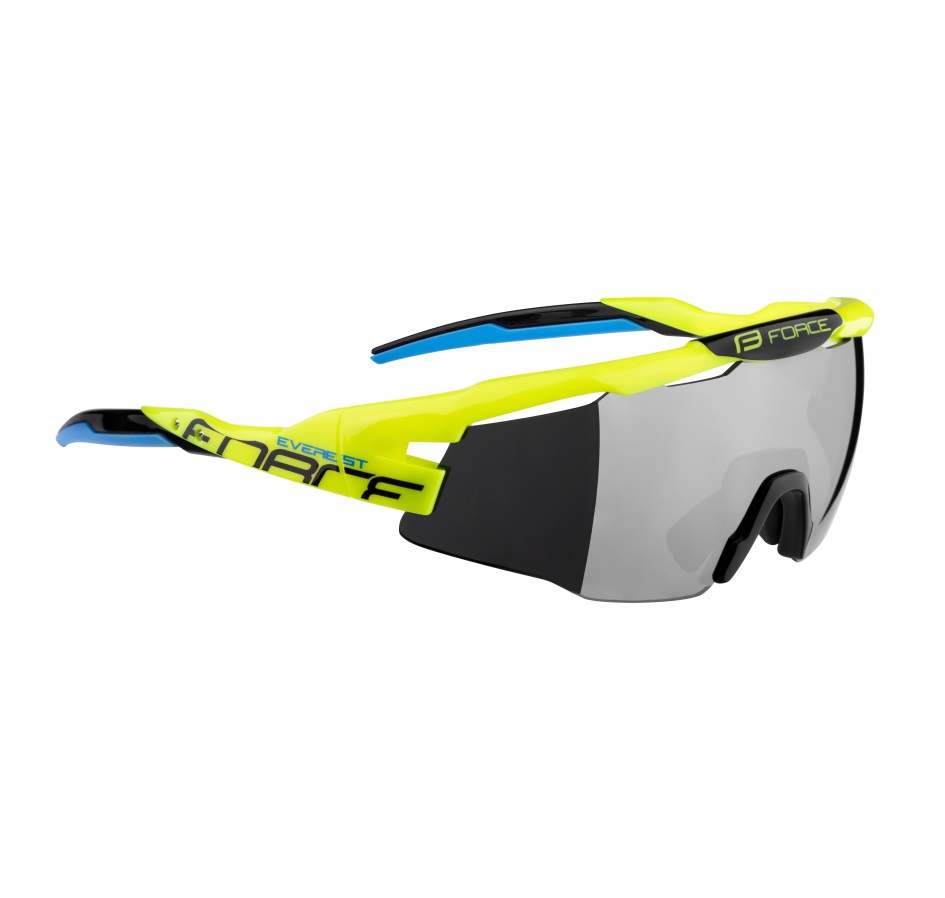 sunglasses FORCE EVEREST, fluo, black laser lens