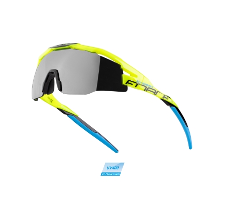 sunglasses FORCE EVEREST, fluo, black laser lens