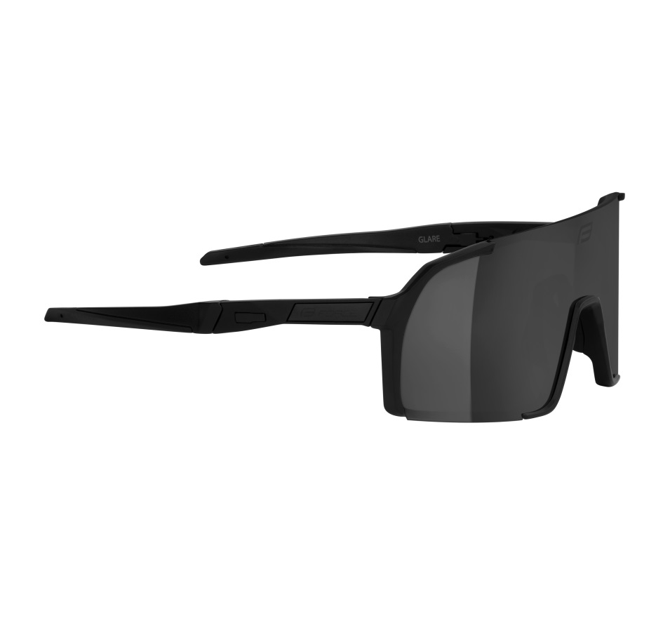 sunglasses FORCE GLARE black, black mirror lens