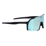 sunglasses FORCE GLARE black, blue mirror lens