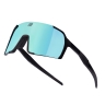 sunglasses FORCE GLARE black, blue mirror lens