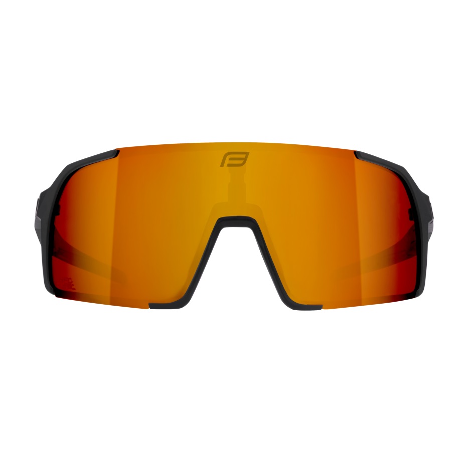 sunglasses FORCE GLARE black,red mirror lens