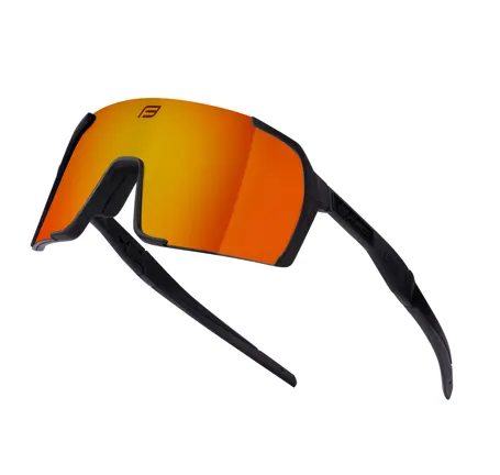 sunglasses FORCE GLARE black,red mirror lens