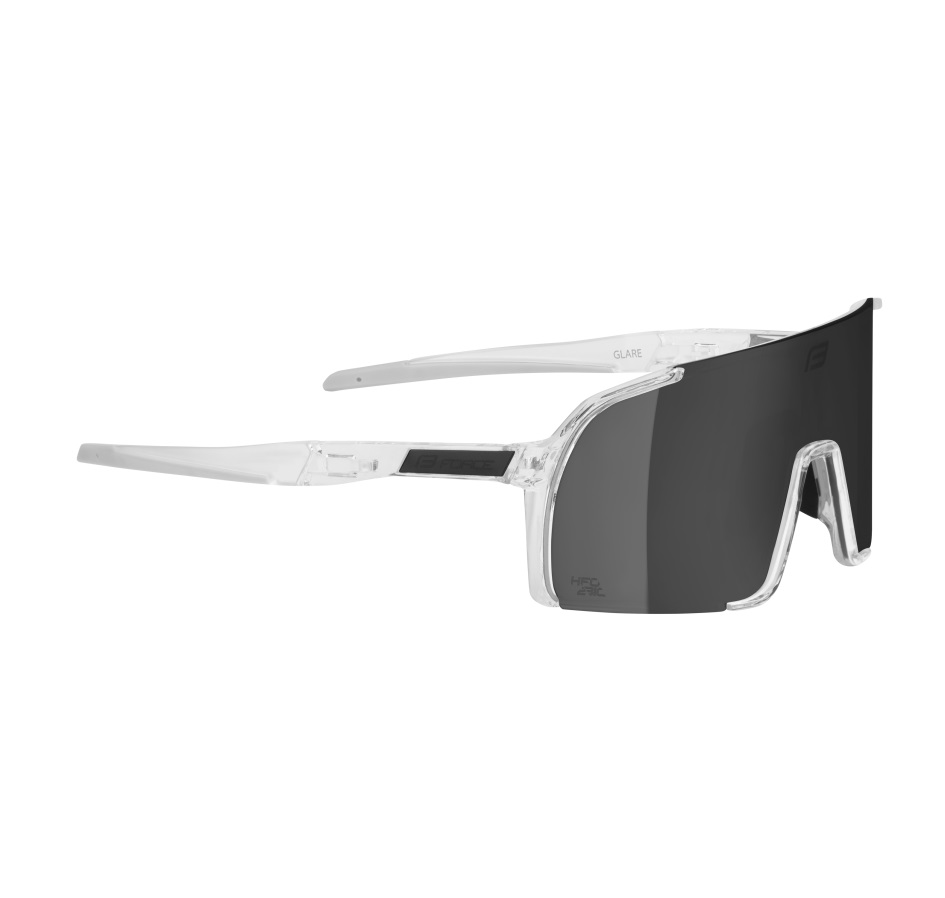sunglasses FORCE GLARE transp., black mirror lens