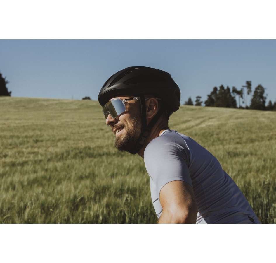 sunglasses FORCE GLARE transp., black mirror lens