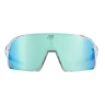 sunglasses FORCE GLARE transp., blue mirror lens