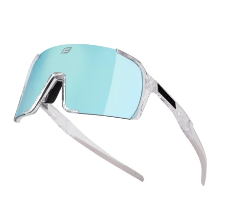 sunglasses FORCE GLARE transp., blue mirror lens