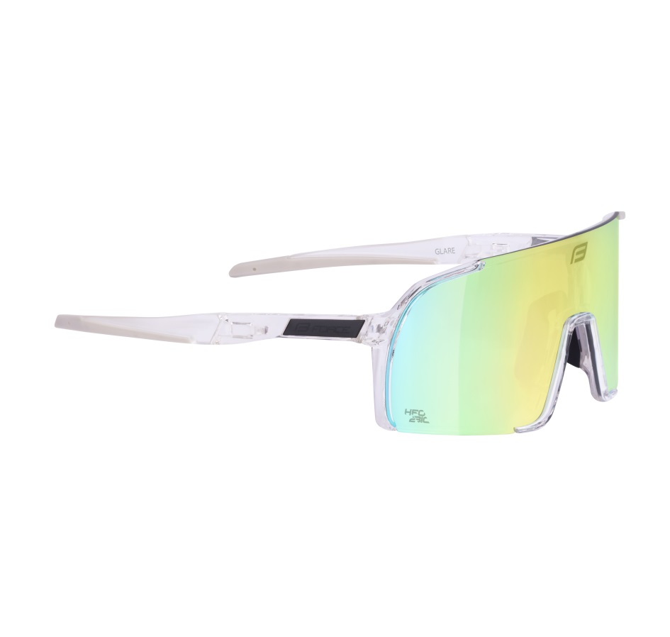 sunglasses FORCE GLARE transp., yellow mirror lens