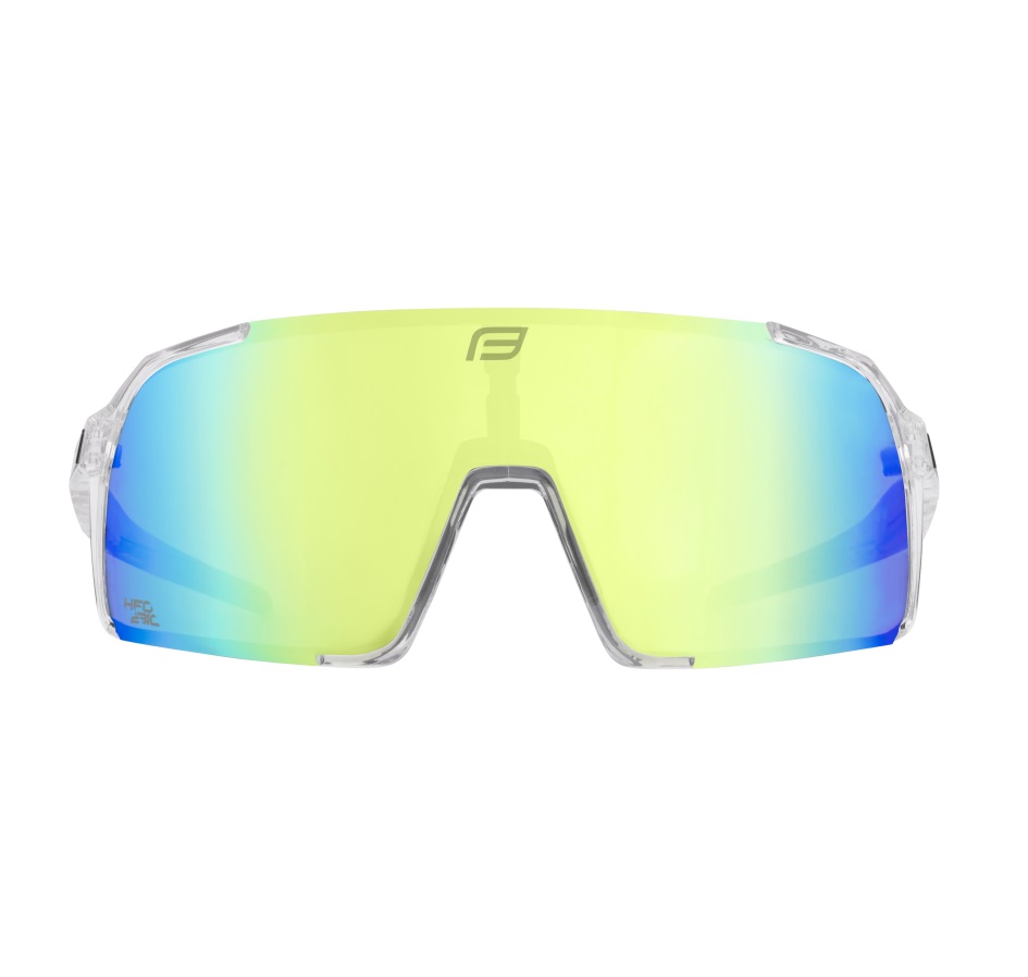 sunglasses FORCE GLARE transp., yellow mirror lens
