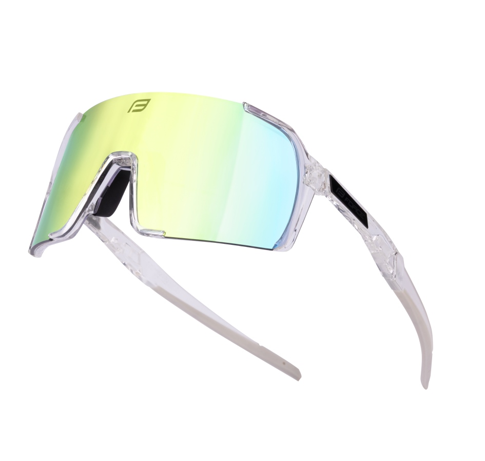 sunglasses FORCE GLARE transp., yellow mirror lens