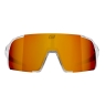 sunglasses FORCE GLARE transparent,red mirror lens