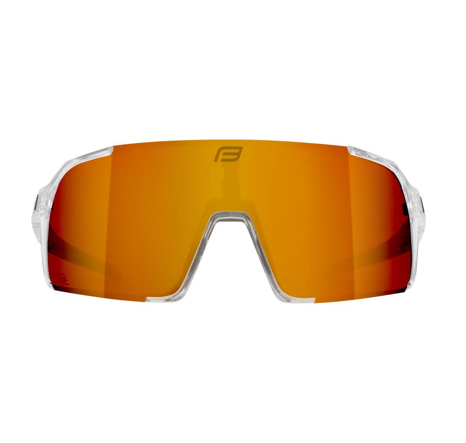 sunglasses FORCE GLARE transparent,red mirror lens