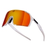 sunglasses FORCE GLARE transparent,red mirror lens