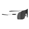 sunglasses FORCE GLARE white, black mirror lens
