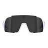 sunglasses FORCE GLARE white, black mirror lens