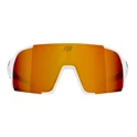 sunglasses FORCE GLARE white,red mirror lens
