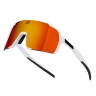 sunglasses FORCE GLARE white,red mirror lens