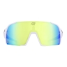 sunglasses FORCE GLARE white, yellow mirror lens