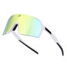 sunglasses FORCE GLARE white, yellow mirror lens
