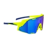 sunglasses FORCE GRIP, fluo, blue revo lens