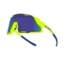 sunglasses FORCE GRIP, fluo, blue revo lens