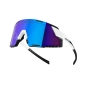 sunglasses FORCE GRIP, white, blue revo lens