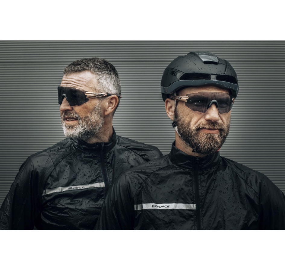 sunglasses FORCE MANTRA gold, black mirror lens