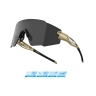 sunglasses FORCE MANTRA gold, black mirror lens