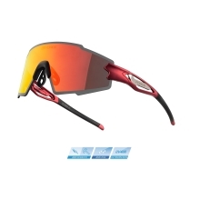 sunglasses FORCE MANTRA red, red polarized lens
