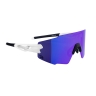 sunglasses FORCE MANTRA white, purple mirror lens