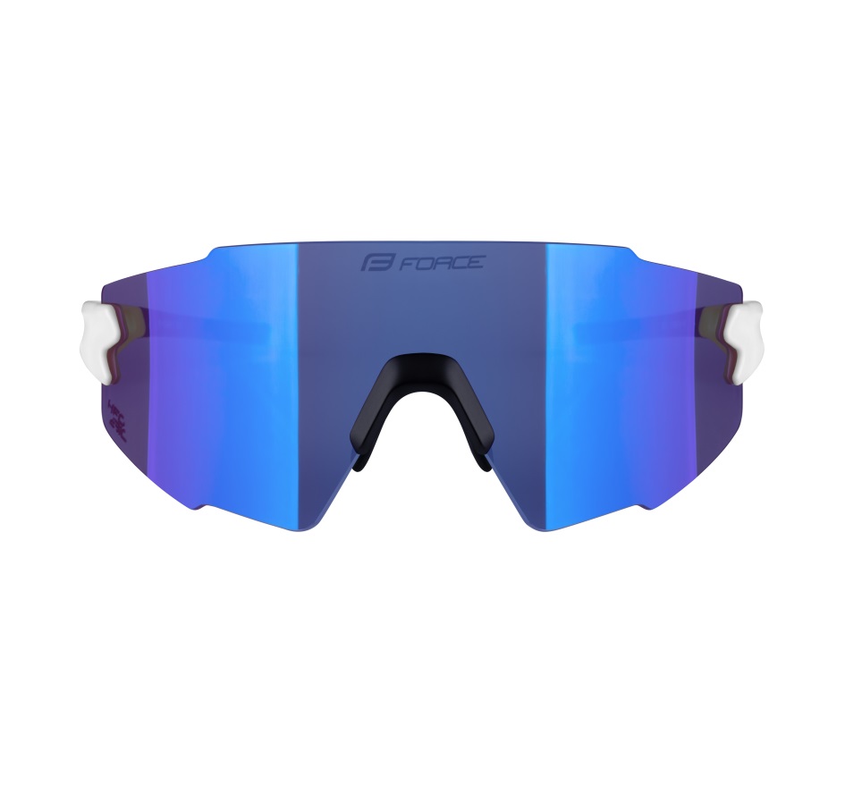 sunglasses FORCE MANTRA white, purple mirror lens