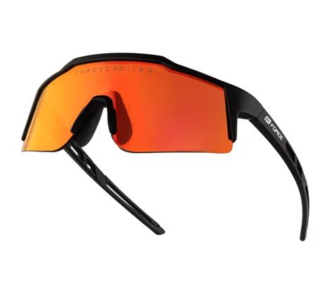 sunglasses FORCE NITRO junior black,red mirr. lens