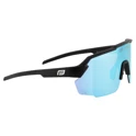 sunglasses FORCE PULSE black, blue mirr. lens